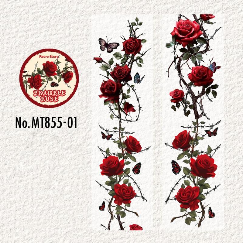 MT855｜バラ ローズ 花 薔薇 トゲ 棘