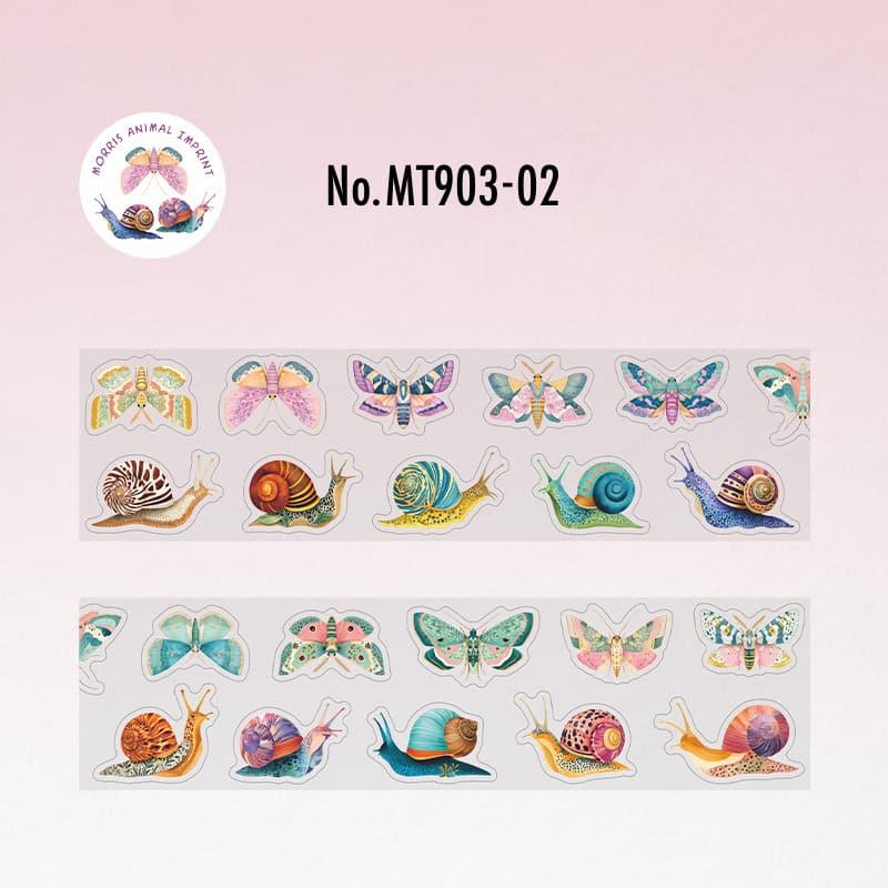 MT903｜動物 アート ネコ 蝶 カタツムリ イヌ 魚 ゾウ 貝 ヒトデ
