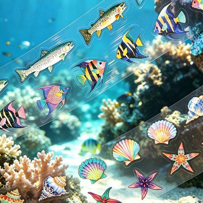 MT903｜動物 アート ネコ 蝶 カタツムリ イヌ 魚 ゾウ 貝 ヒトデ