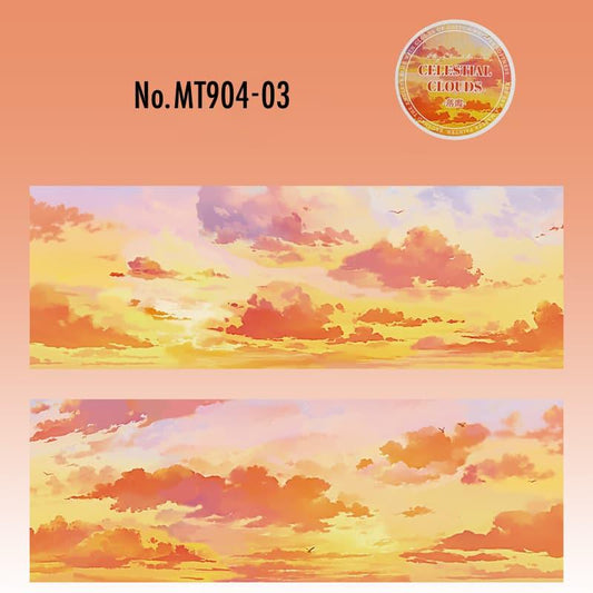 青空・夕焼け・朝焼けのPETロールシール