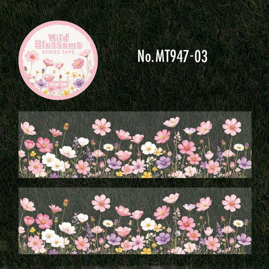 野花・花畑・デイジーのPETロールシール