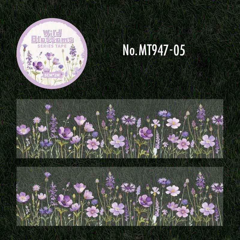 MT947｜野花 花畑 デイジー コスモス 矢車菊 草花