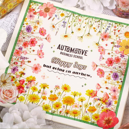 MT947｜野花 花畑 デイジー コスモス 矢車菊 草花