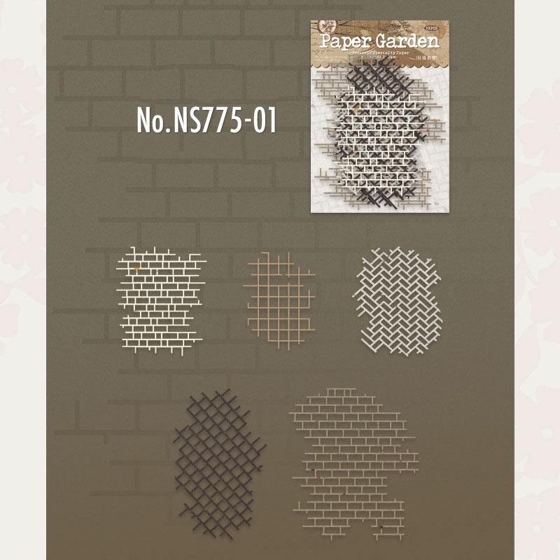 NS775｜網 ネット ステンシルシート 幾何学模様 ハート 装飾