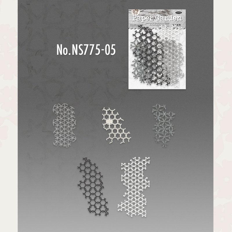 NS775｜網 ネット ステンシルシート 幾何学模様 ハート 装飾