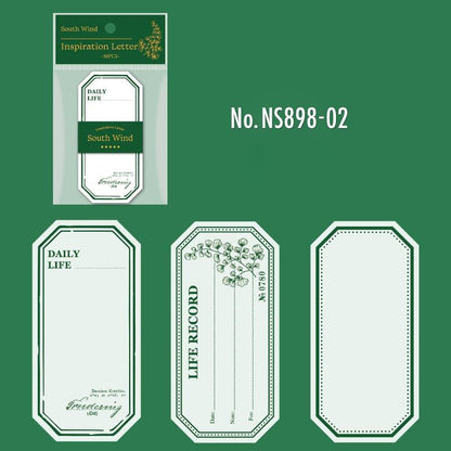NS898｜ラベル メモ タグ フレーム 額縁