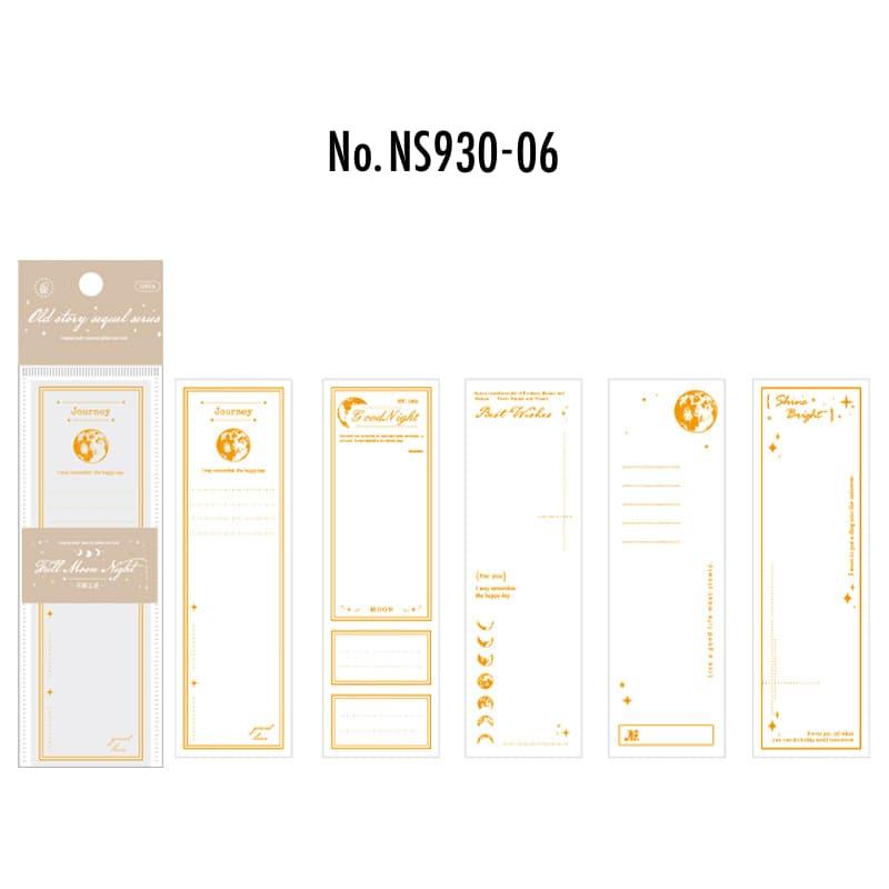 NS930 ラベル 硫酸紙 タグ フレーム メモ 飾り枠