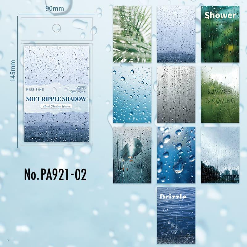 PA921 水滴 水面 雨 空 雲 窓ガラス シャボン玉 海 波