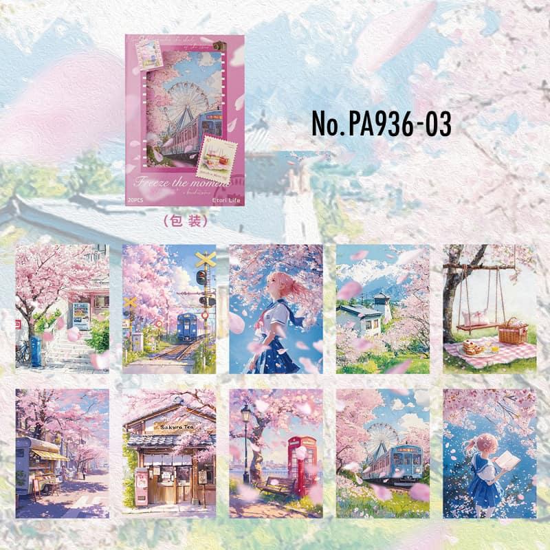PA936｜海辺 港町 ラベンダー 桜 春 ガーデン カフェ 陽だまり 夜景 花火