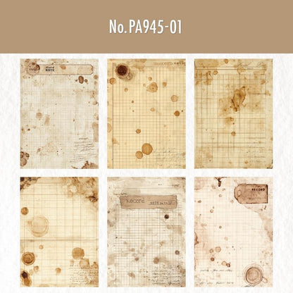PA945｜方眼 台帳 カレンダー 記録表 ラベル