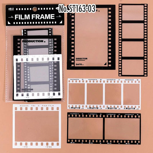 カメラ・ネガ・フィルムのPETコラージュシール
