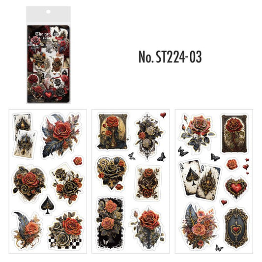 薔薇・ゴシック・魔法のPETコラージュシール