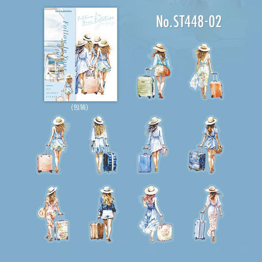 女性・人物・旅行のPETコラージュシール