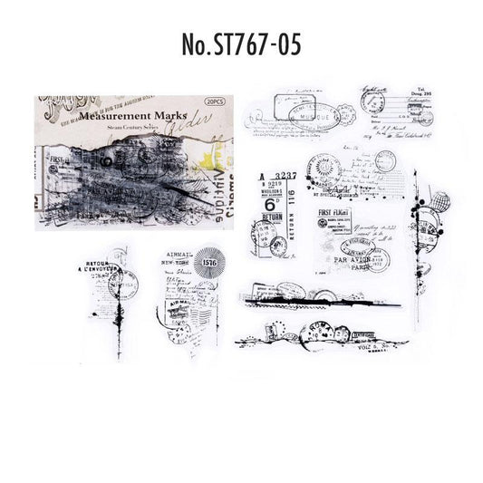 装飾・手紙・メモのPETコラージュシール
