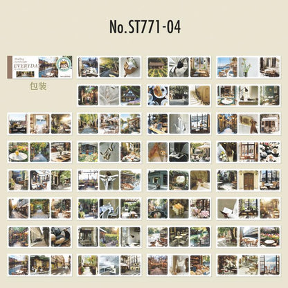 ST771｜シール 風景 写真 景色 おしゃれ シールブック