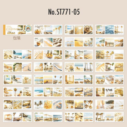 ST771｜シール 風景 写真 景色 おしゃれ シールブック