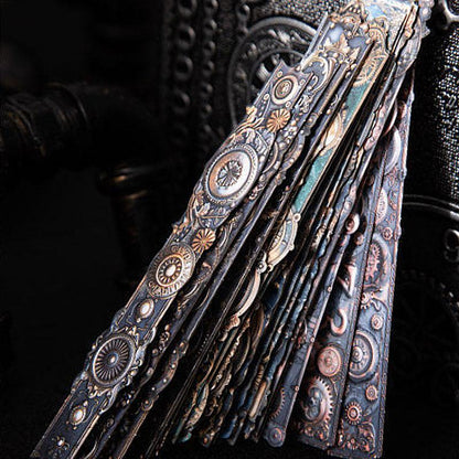 ST805 シール 装飾 飾り 歯車 時計 金具 スチームパンク