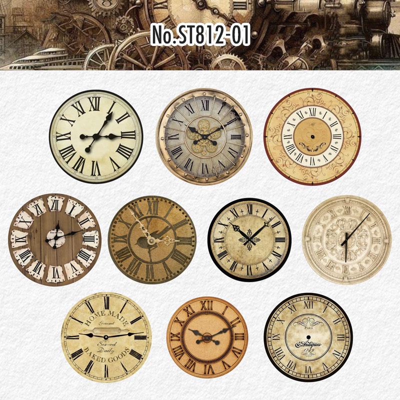ST812 シール 時計 文字盤 レトロ アンティーク ヴィンテージ