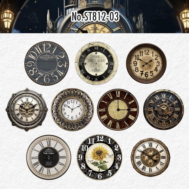 ST812 シール 時計 文字盤 レトロ アンティーク ヴィンテージ