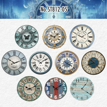 ST812 シール 時計 文字盤 レトロ アンティーク ヴィンテージ