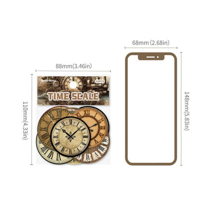 ST812 シール 時計 文字盤 レトロ アンティーク ヴィンテージ