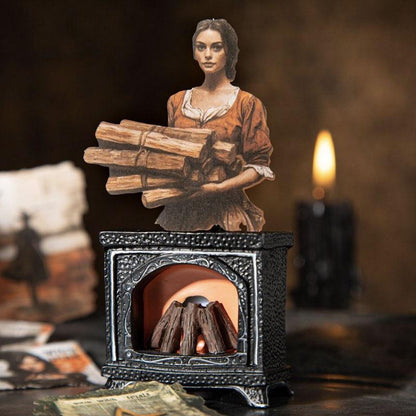 ST813 シール 魔女 お化け 幽霊 新聞 ハロウィン ニュースペーパー