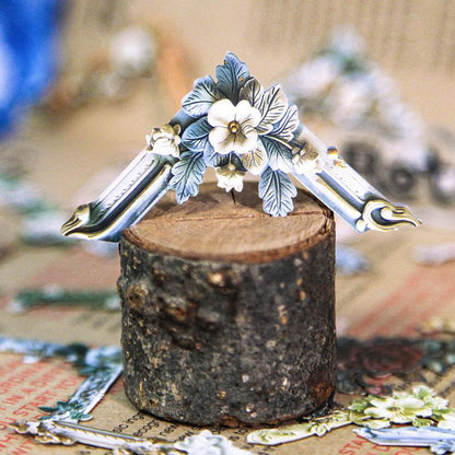 ST825｜角 コーナー 額縁 フレーム バラ 花 アクセント 装飾