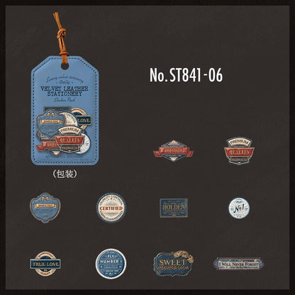 ST841｜レザー タグ ラベル 革製品 皮 革 ワッペン