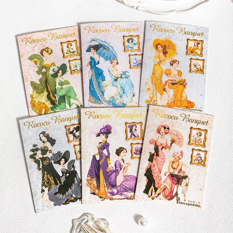 ST860｜人物 女性 貴婦人 ドレス ヨーロピアン 貴族 クラシカル 宮廷 舞踏会