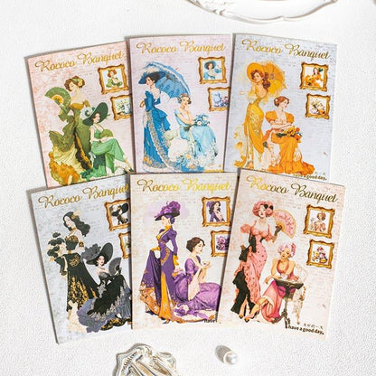 ST860｜人物 女性 貴婦人 ドレス ヨーロピアン 貴族 クラシカル 宮廷 舞踏会