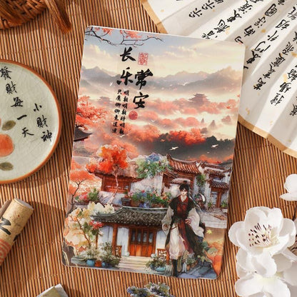 ST885｜中華風 建物 建築 宮廷 風景 背景