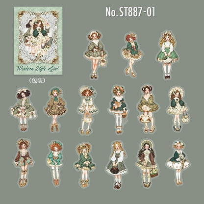 ST887｜人物 女の子 子供 女性