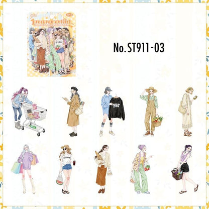 ST911｜人物 女性 女の子 おしゃれ ファッション