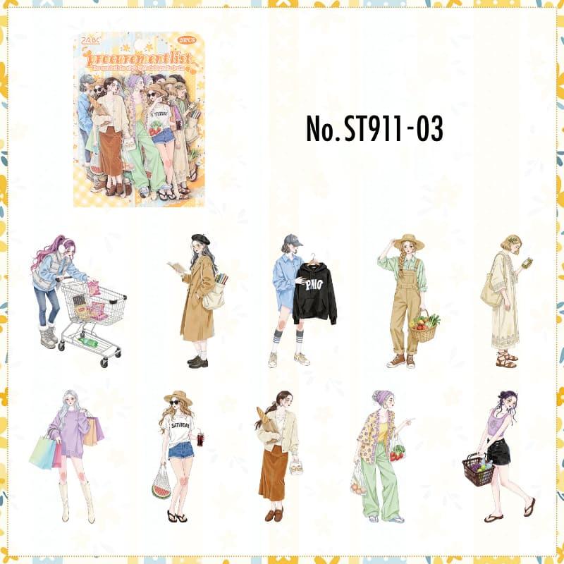 ST911｜人物 女性 女の子 おしゃれ ファッション