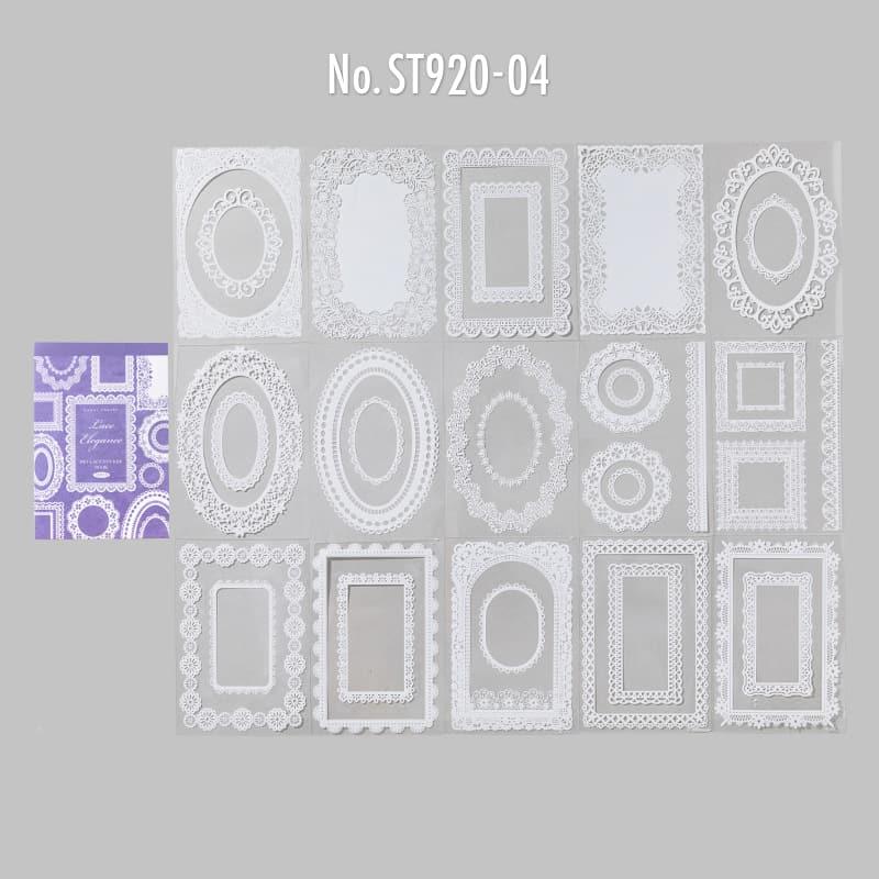ST920｜フレーム レース メッシュ 額縁 装飾 アクセント 飾り