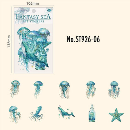 ST926 クラゲ 海 クジラ イカ タコ ヒトデ シャチ 瓶 ボトル