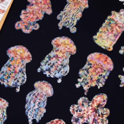 ST926 クラゲ 海 クジラ イカ タコ ヒトデ シャチ 瓶 ボトル