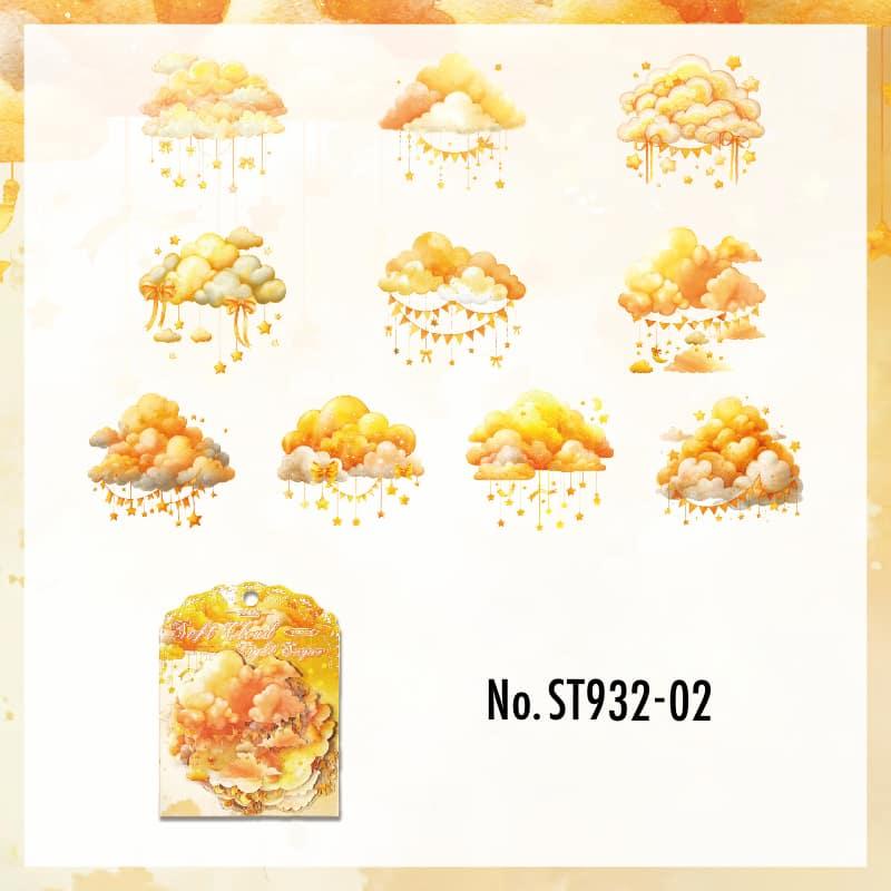 ST932｜雲 空 天気 雨 幻想的 星 月 宝石