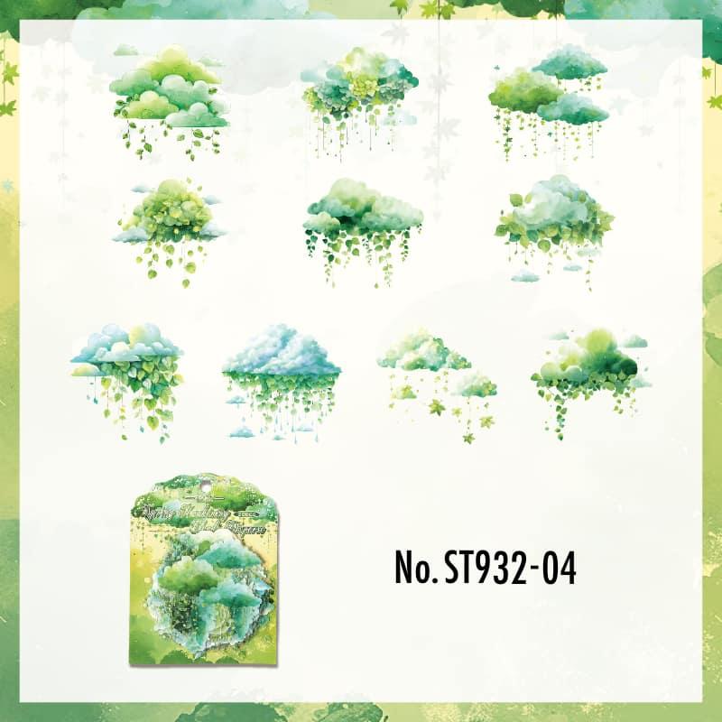 ST932｜雲 空 天気 雨 幻想的 星 月 宝石