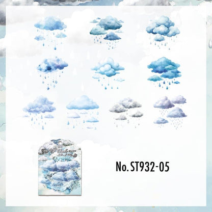 ST932｜雲 空 天気 雨 幻想的 星 月 宝石