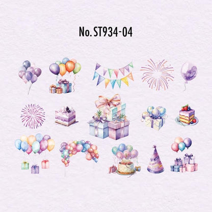 ST934｜パーティ プレゼント バルーン ケーキ クリスマス 誕生日会