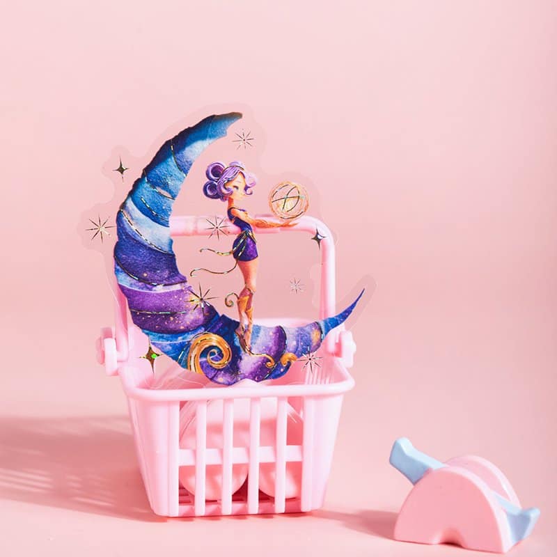 人物・女性・幻想的のPETコラージュシール